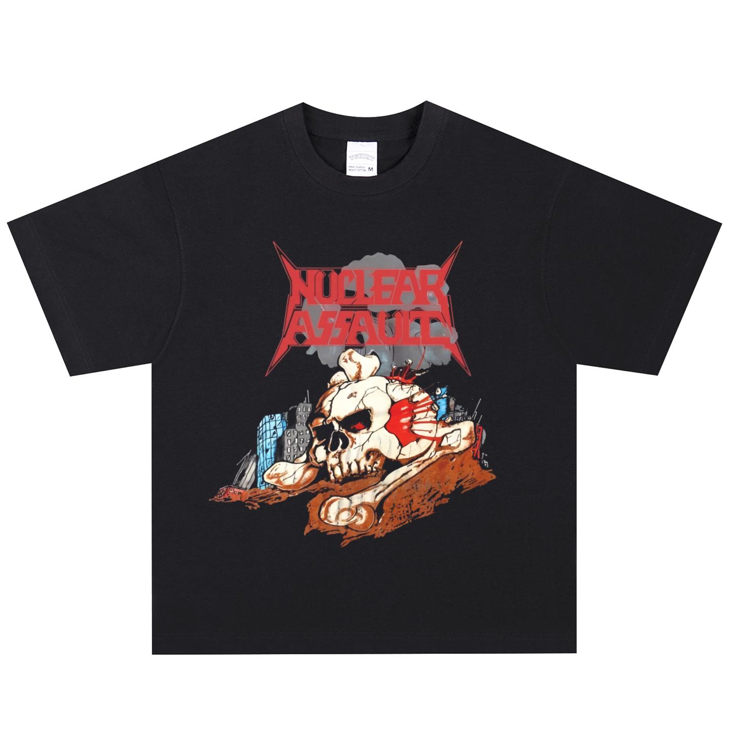 Nuclear Assault T-Shirt, Soft Fabric Casual Daily Wear XXL