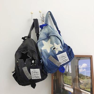 New Gradient Washed Denim Backpack