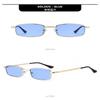 Metal Sunglasses Uv400 Retro Sunglasses Small Square Sunglasses Trendy For Shopping Cycling Work