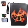 52 Style 400pcs  Card Album 2x2 Loose-leaf Large Capacity Leather Anime Zipper Card Collection Photo Album