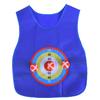 Children s Sticky Ball Jersey Outdoor Toss Sticking Target Game Vest Kids Fun Sports Toyblue
