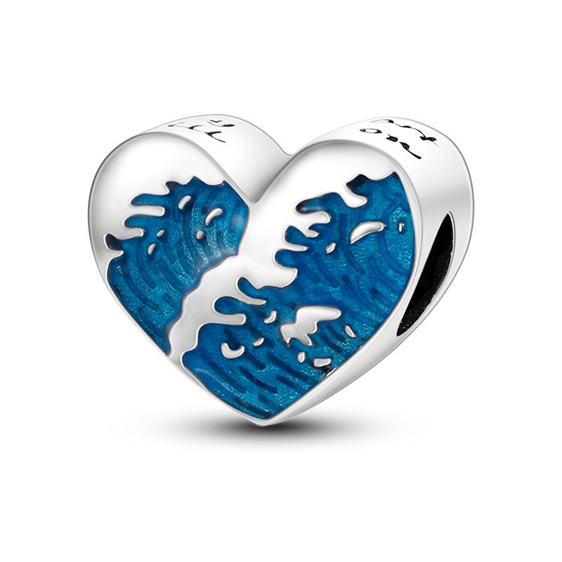 Fit Original  Charm Dangle Fish Rabbit SUV Eggplant 925 Sterling Silver Bracelets Jewelry Pendants Making Women Gift