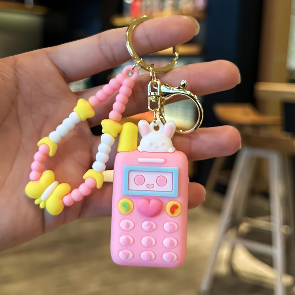 Realistic Small Animal Phone Keychain, Car Key Chain, Cute Animal Couple Bag Charm, Street‑vendor Gift