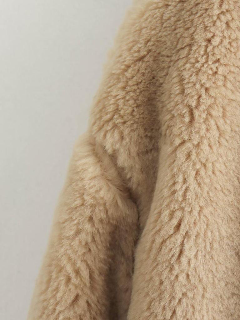 2024 Autumn/Winter Women's Cozy Casual Fleece Bomber Jacket