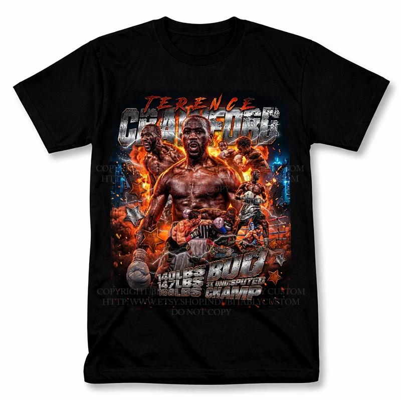 Terence Crawford Bootleg Graphic T shirt Vintage Style Boxing Fan Tee L