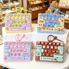 Kawaii 26-Key Mechanical Keyboard Keychain Press Button Stress Relief Fidget Pendant Bag Backpack Accessories Girl Gifts New