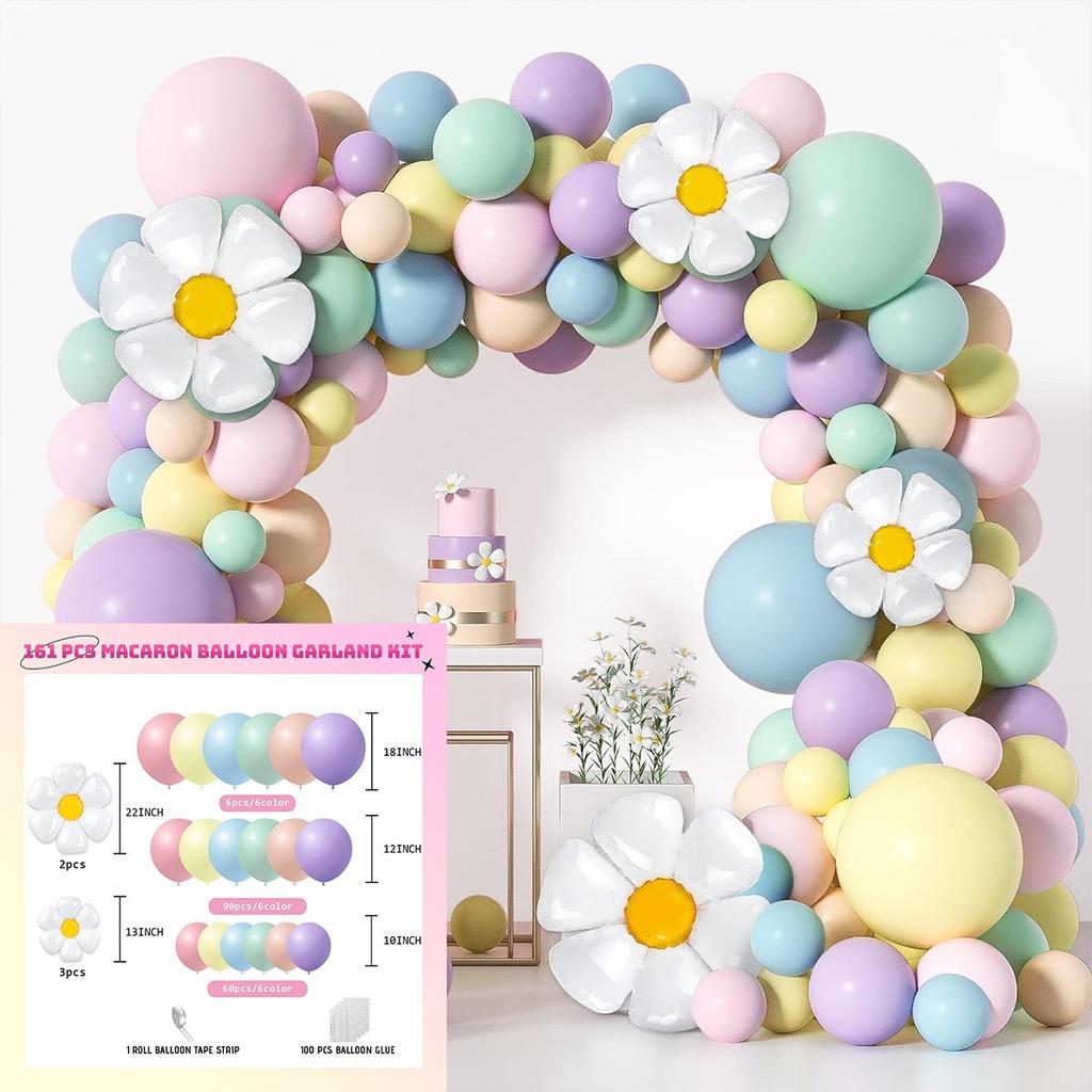 Forest Series Green Balloon Chain Set Children'S Birthday Theme Party Decoration Jungle Arrangement Balloon