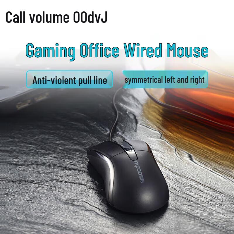 Rapoo N1162 Wired USB Optical Mouse