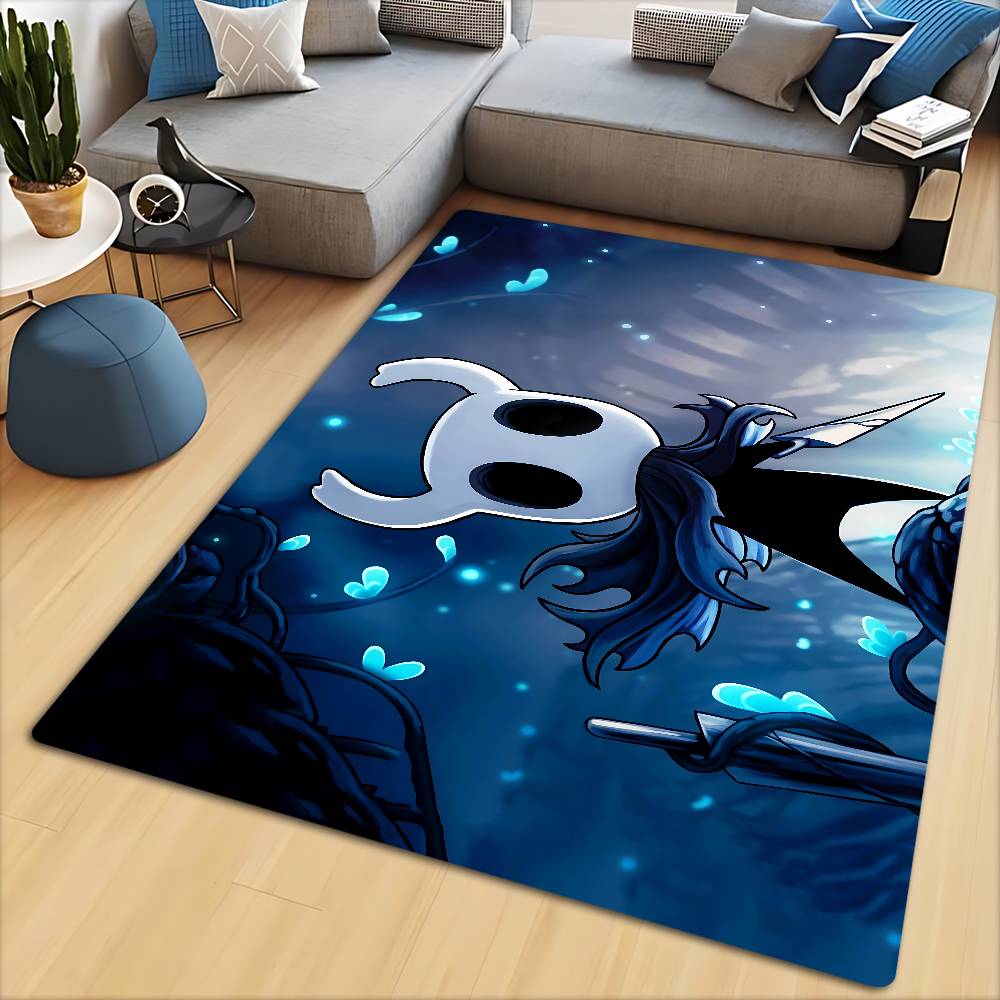 SPIEL-H-Hollow Knight Lange Teppiche Nordischer Stil Heimfußmatte Badezimmer-Toilettenmatten Schlafzimmer Bettvorleger