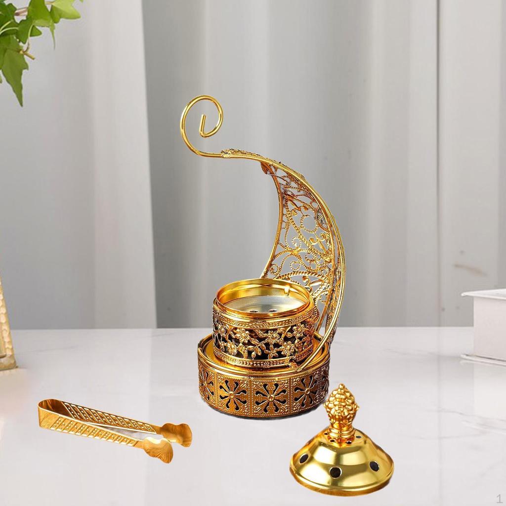 Burner Arabian Detachable, Censer, for Parties Tabletop Office Hotel