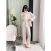 1011 autumn and winter new island velvet pajamas women's small fragrant wind fur collar thickened warm double-sided velvet loungewear set