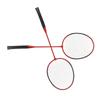 LEIJIAER Badminton Racket Offensive Iron Alloy Lightweight Comfortable Grip Sports Badminton Racquet Red