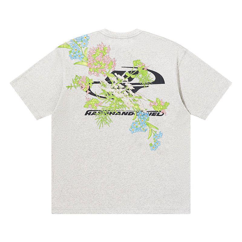 Cleanfit Street Florals Chinese Style Short Sleeve Embroider