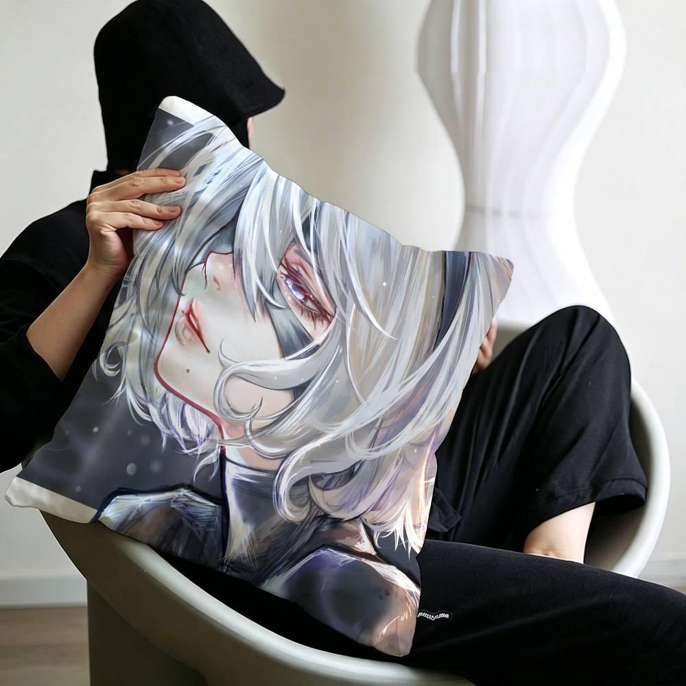 N-Nier Anime Lucky Dragon pillow cover sofa cushion cover home room decoration children gift