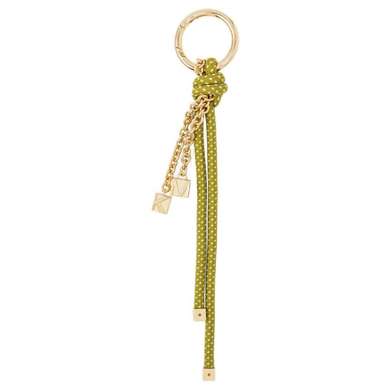 MICHAEL KORS Spot pattern metal pendant polyester bag peripheral women's green green