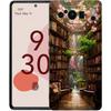 Luxury TPU Phone Case For Google Pixel 9 8 8A 7 7A 6 Pro XL 6A 5G Read Books Illustration Black Soft Back Cover