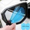 Car Rearview Mirror Protective Film Anti Fog Glare Rainproof Waterproof Mirror Film Clear Nano Coatin Side Windows Sticker 2pcs