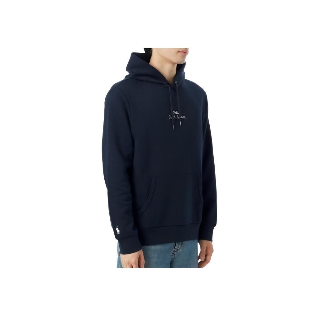 Polo Ralph Lauren Letter Pocket Hooded Long Sleeve Sweatshirt Men sweatshirt 710936586-002