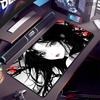 Black White Anime Girl Mouse Pad Large Gaming NonSlip Cool Mousepad Keyboard Pad Laptop Computer DeskMat Lock Edge Mouse Carpet