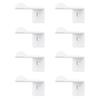 8Pcs Wall-mounted Hat Hooks Strong Load-bearing Simple Installation Self Adhesive Baseball Cap Holders Cowboy Hat Racks