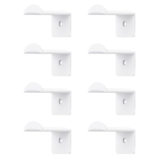 8 ks nástěnných háčků na klobouky s vysokou nosností, jednoduchá instalace, samolepicí držáky na baseballové čepice, stojany na kovbojské klobouky