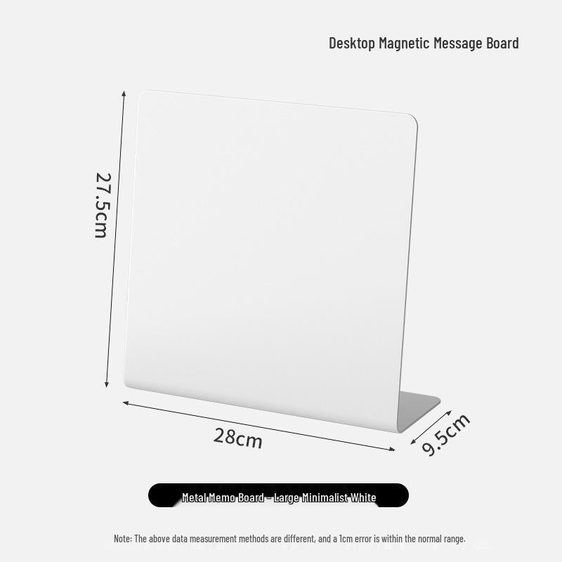 Magnetic Desktop Blackboard Memo Board - Erasable & Free-Standing for Office Use