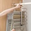 Multi-Function Magic Pants Hangers 5/9 Layer Trouser Hanger Space-Saving Clothing Closet Storage Organiser Hook For Home Use