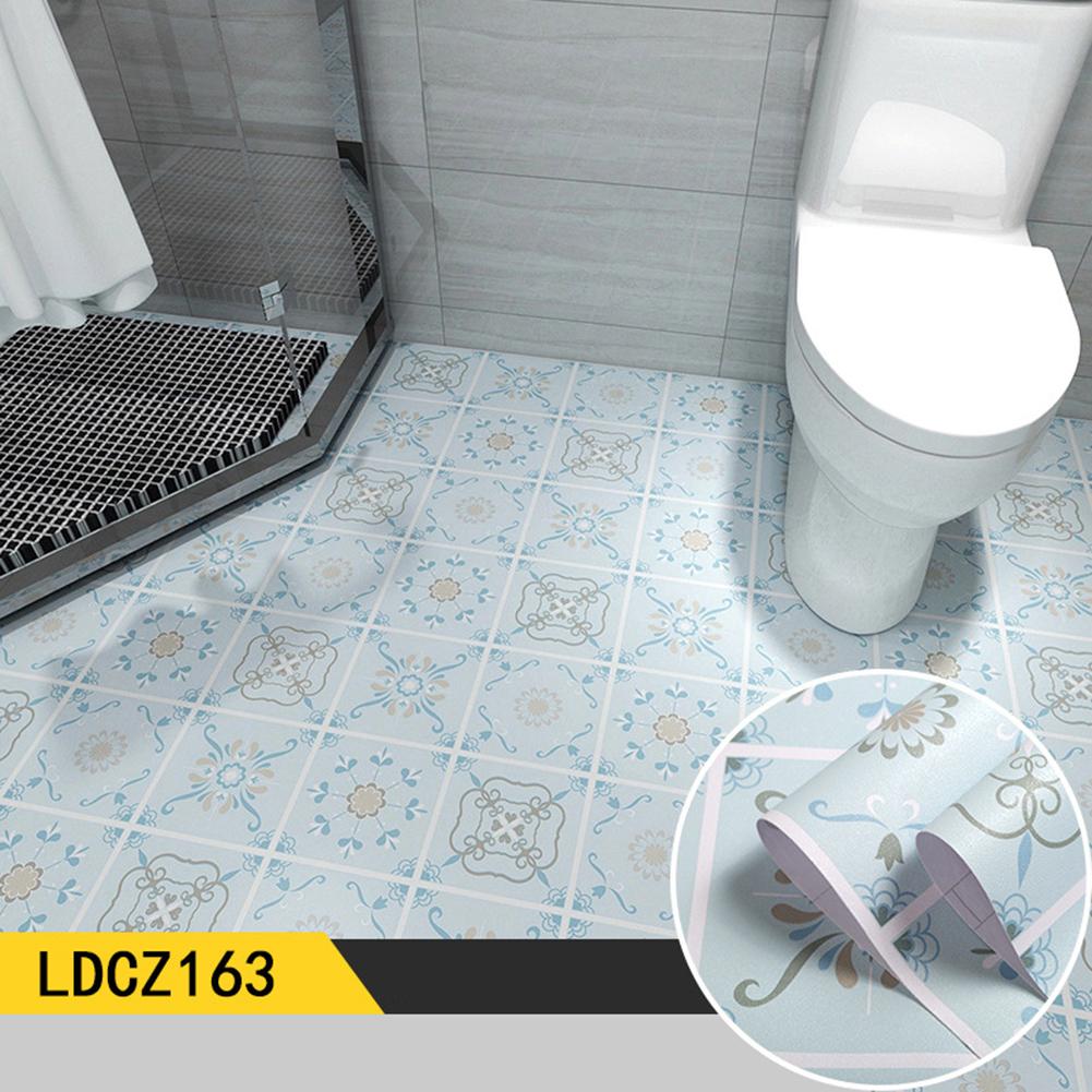 Bathroom Home Decoration Waterproof Floor Sticker Anti Slip Floor Sticker Long Lasting Durability Use Self-adhesive Waterproof