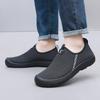 2025 Summer New Old Beijing Cloth Shoes Men's Hollow Breathable Mesh Shoes Men's Casual Soft Sole Non-slip Dad Shoes