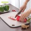 Antibacterial Wheat Straw Cutting & Chopping Board - Mold-Resistant Plastic Fruit Pad