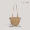 Summer new large-capacity straw beach bag shoulder portable women's woven straw bag