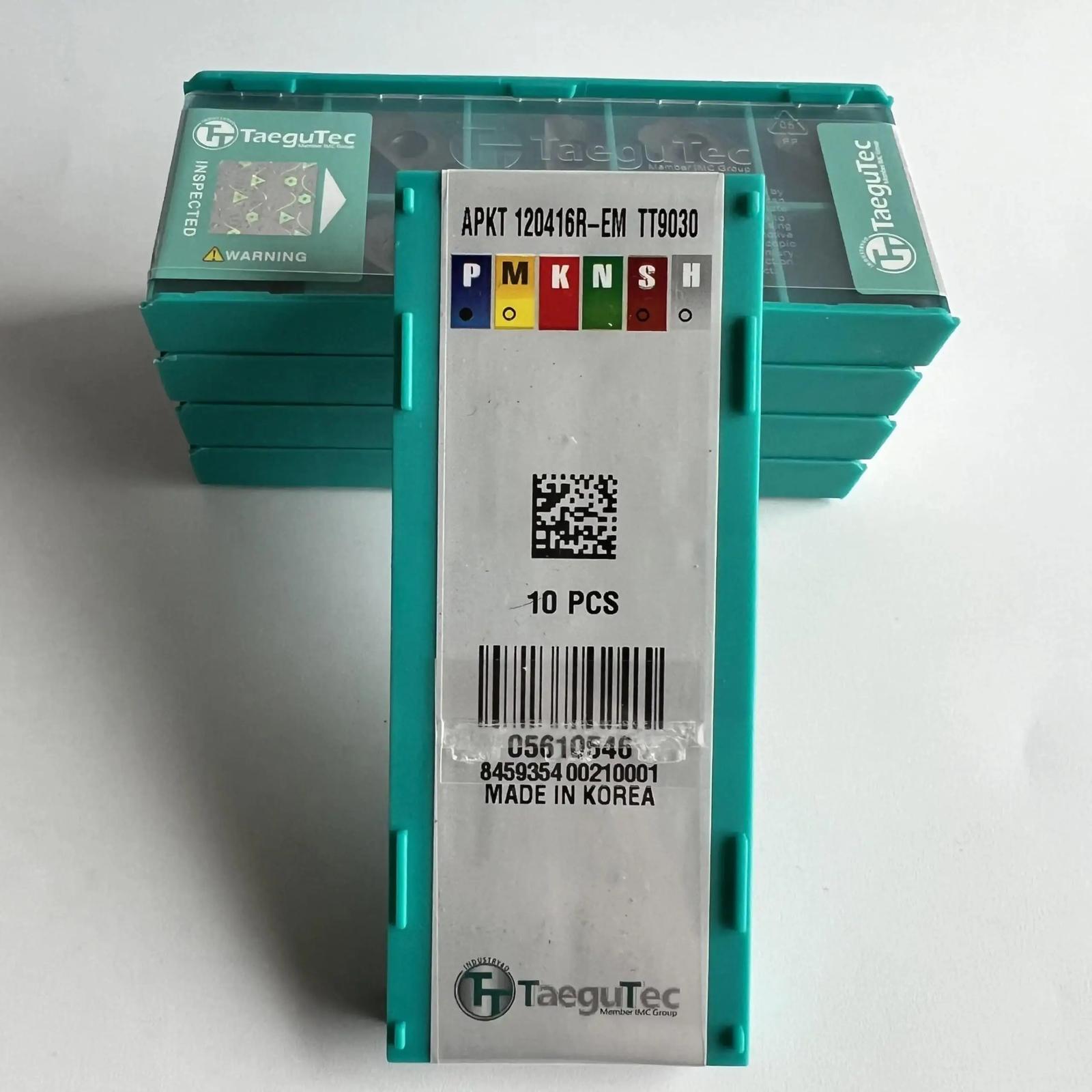 

APKT120416R-EM TT9030 / Industrial indexable Carbide Inserts 10 Pcs