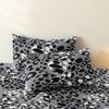 3pcs Classic Leopard Print Gray Black And White Print Bedding Duvet Cover Set,Bedding Home Bedroom Hotel