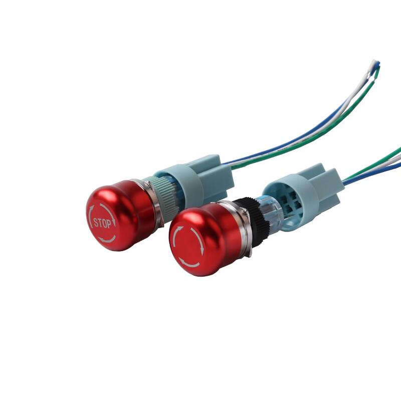 

Lieve 16mm Stainless Steel Mushroom Head Emergency Stop Button