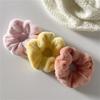 Winter Warme Weiche Haar Scrunchies Frauen Nette Plüsch Elastische Multicolor Gummi