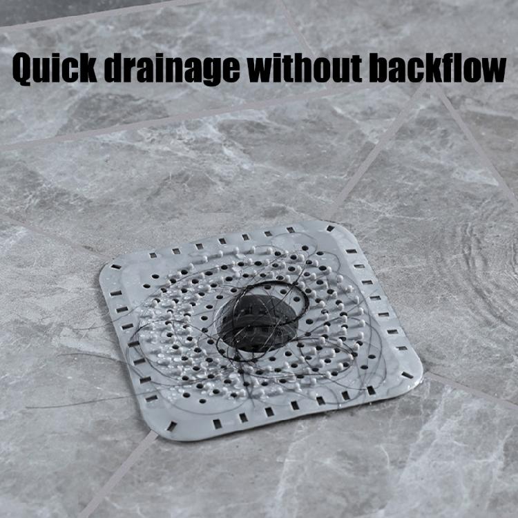 Not Clog Drain Guards Flexible Silicone Hair Catcher Reusable Strainer Odor Prevention Simple For Sink Shower Bathtubs