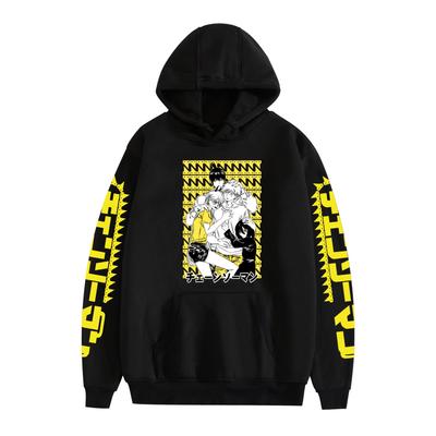 Unisex Chainsaw Man Anime Hoodie Sweatshirt for Mens Womens CARTOON Printed Cool Streetwear