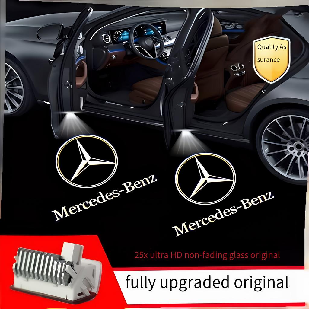 2X Led Car Door Welcome Light Projector Logo for Mercedes Benz B E C Class W205 AMG W176 W177 W212 W213 W246 W247 W166 M X166 GL