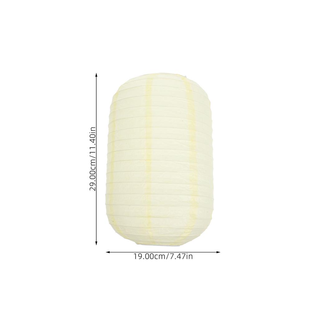 2Pcs Winter Melon Style Lanterns Japanese Paper Foldable Decorative Lantern for Outdoor Party Festival Wedding Decoration