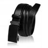 C30-GU BLACK 105 ELITE Men' Leather Belt + CERTIFICATE