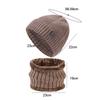 Herbst Winter Dick Gestrickte Hut Schal Kit Männer der Winter Kälte-beweis Gehörschutz Warme Mütze