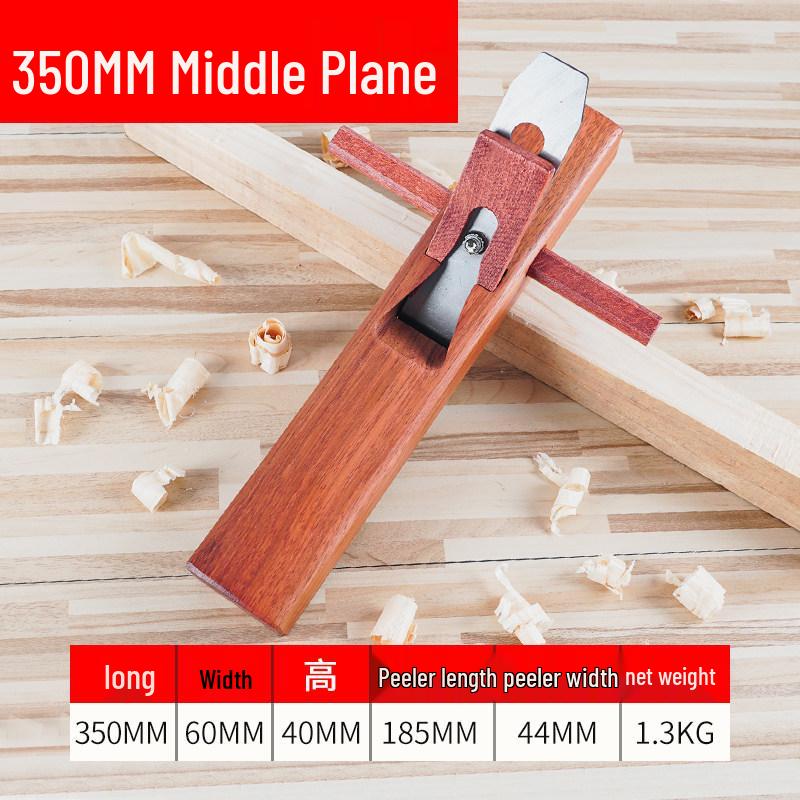 Indonesia Gong Hand Push Planer Set: Small Carpenter's Planer with Blade
