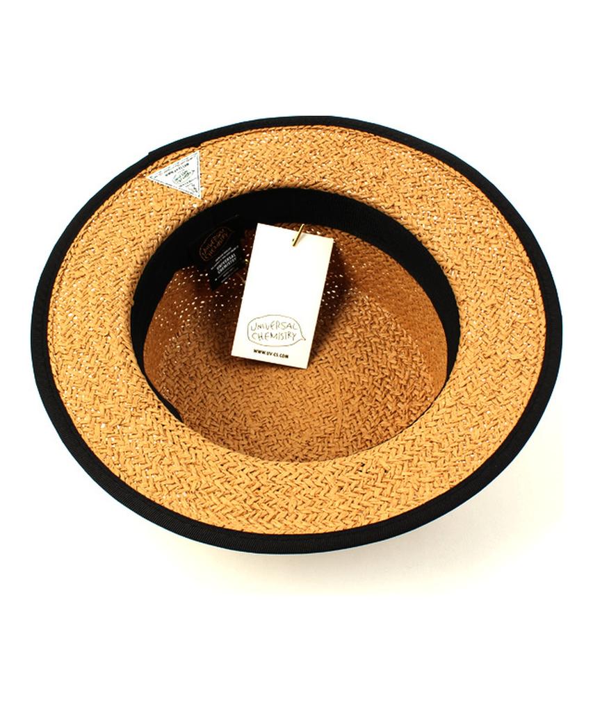 Taping Beige Panama Hat