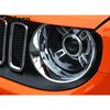 For Jeep Renegade 2014 2015 2016 2017 2018  Chrome Car Front Head Light Lamp Cover Trim Headlights Frame Trims Accessories