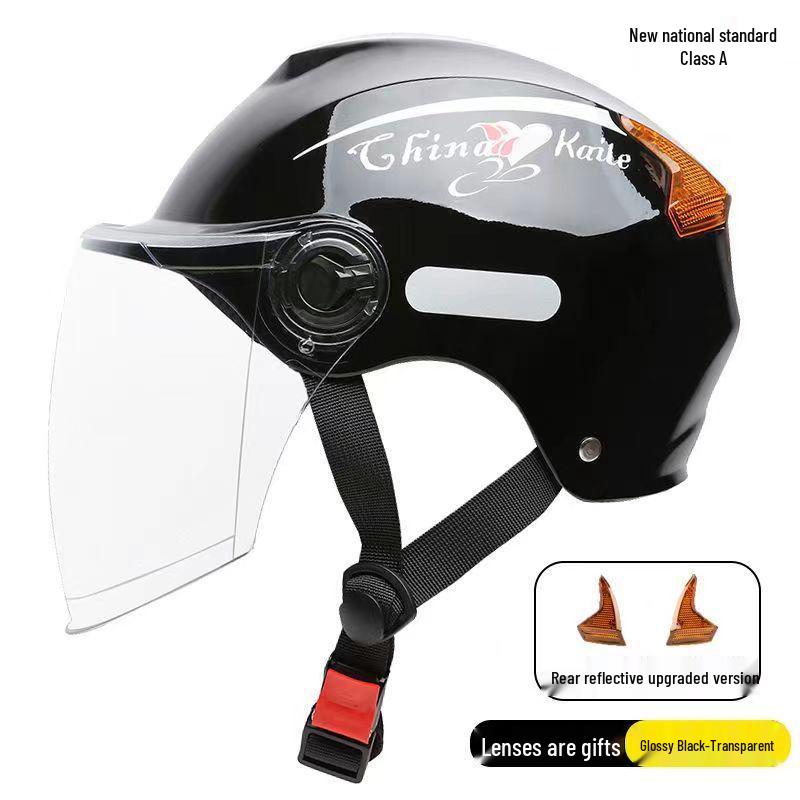 Universal Lightweight Electric Vehicle Helmet: Breathable, Sunscreen, All-Season Protection for Bikes and Motorcycles