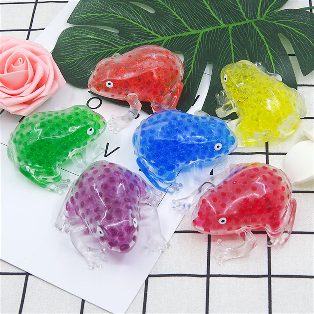 Kikker Squishy Stressverlichtende Ballen Rekbaar Fidget Dier Knijpspeeltjes voor Kinderen Volwassenen Geweldig voor ADHD, Autisme, Angst