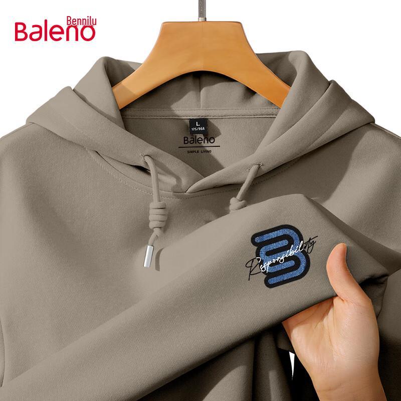 

Baleno Men s American Trendy JPB Denim Print Hoodie XL