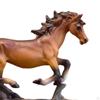 Statuetta Scultura in Resina Micro Paesaggio Decorativo da Collezione Statua di Cavallo Ornamento Artistico per Ufficio