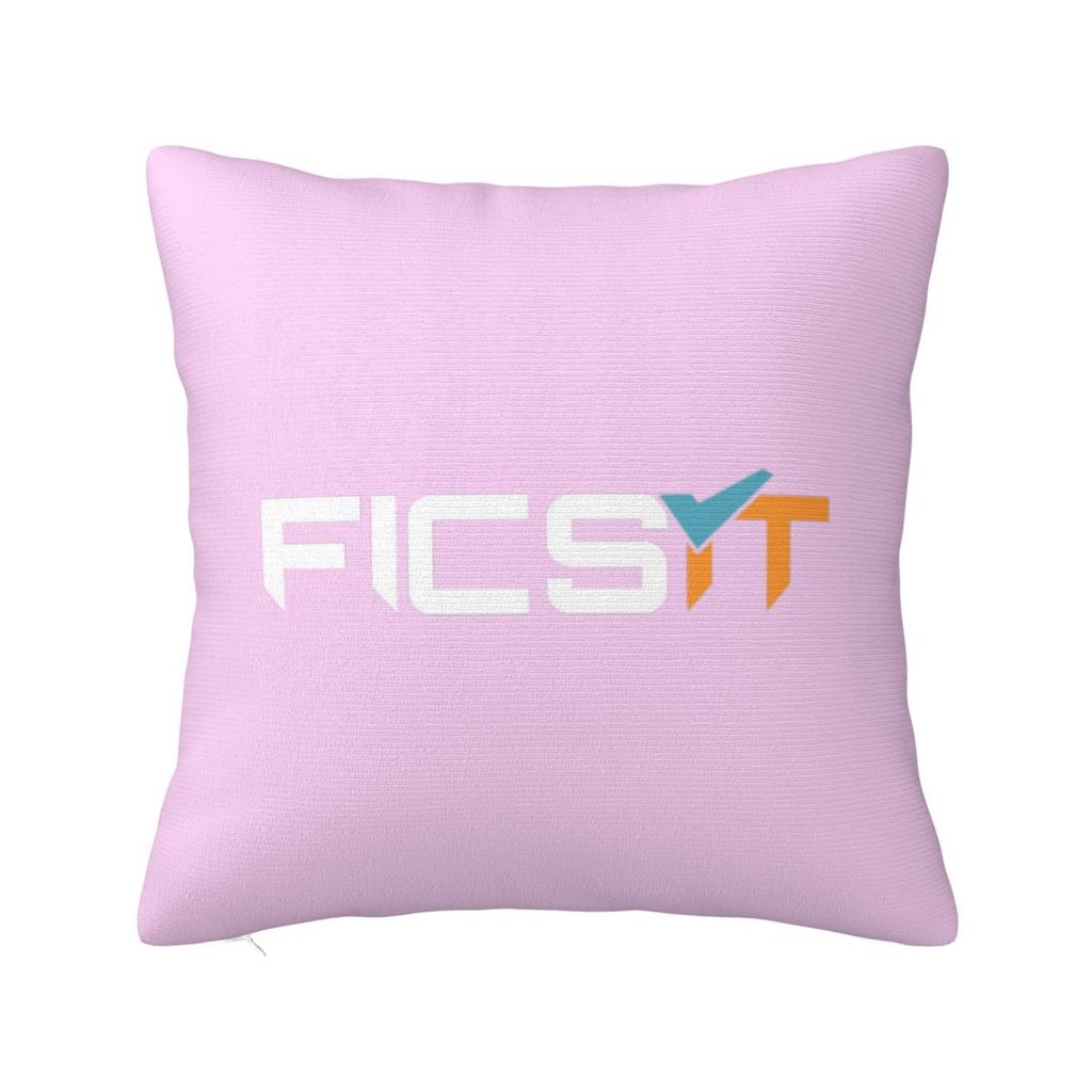 FICSIT Satisfactory Logo Square Pillowcase Cushion Cover Pillow Case Throw Pillow Cover for Home Bedroom Car