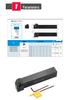 CNC Clamp-Type Vertical Mount Retaining Ring Groove Tool Holder with Kyocera Turning Inserts
